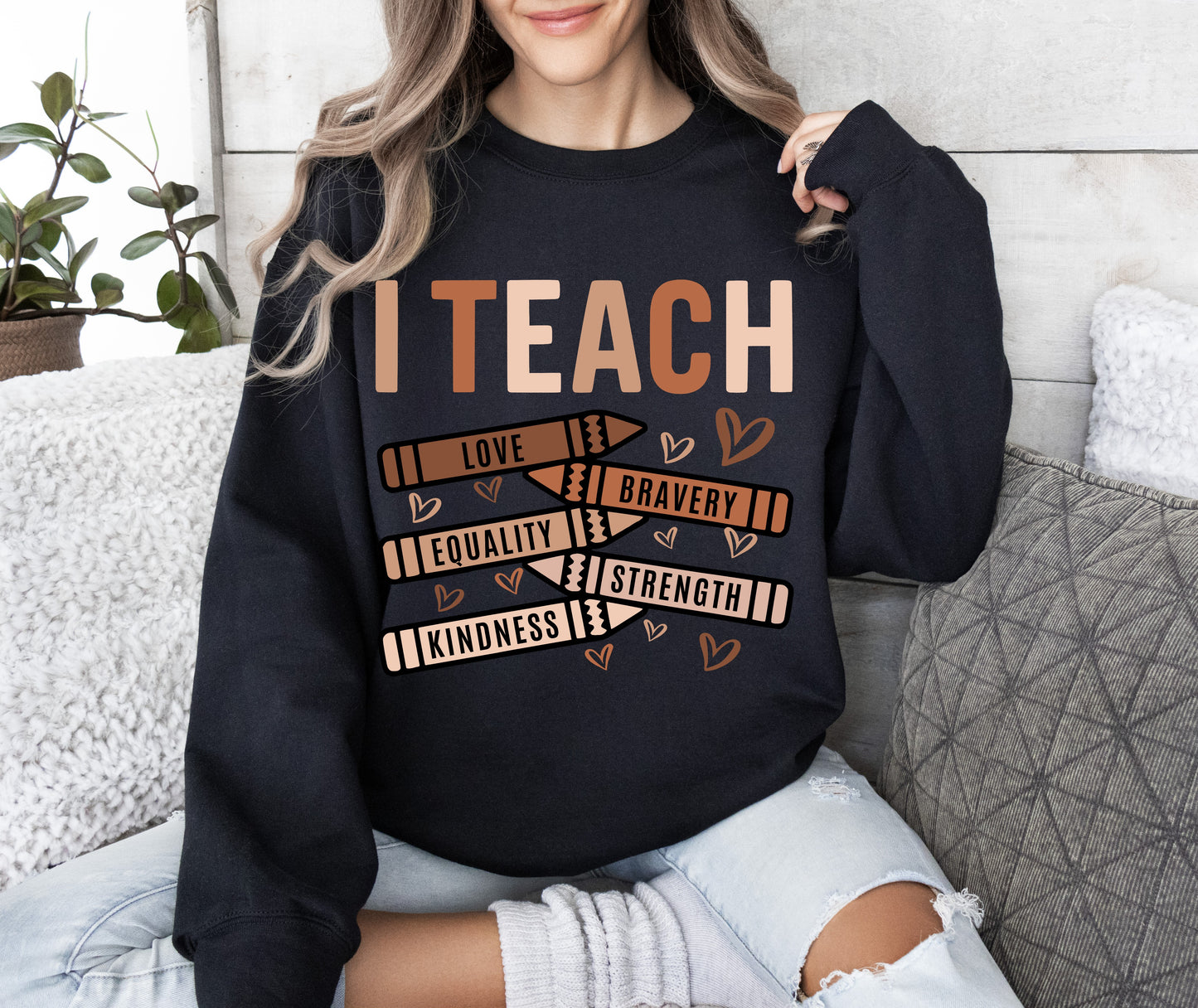 Black History: I Teach Sweatshirt