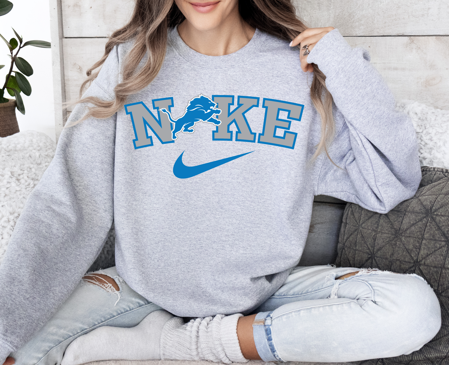 NFL Game Day Swoosh Crewneck