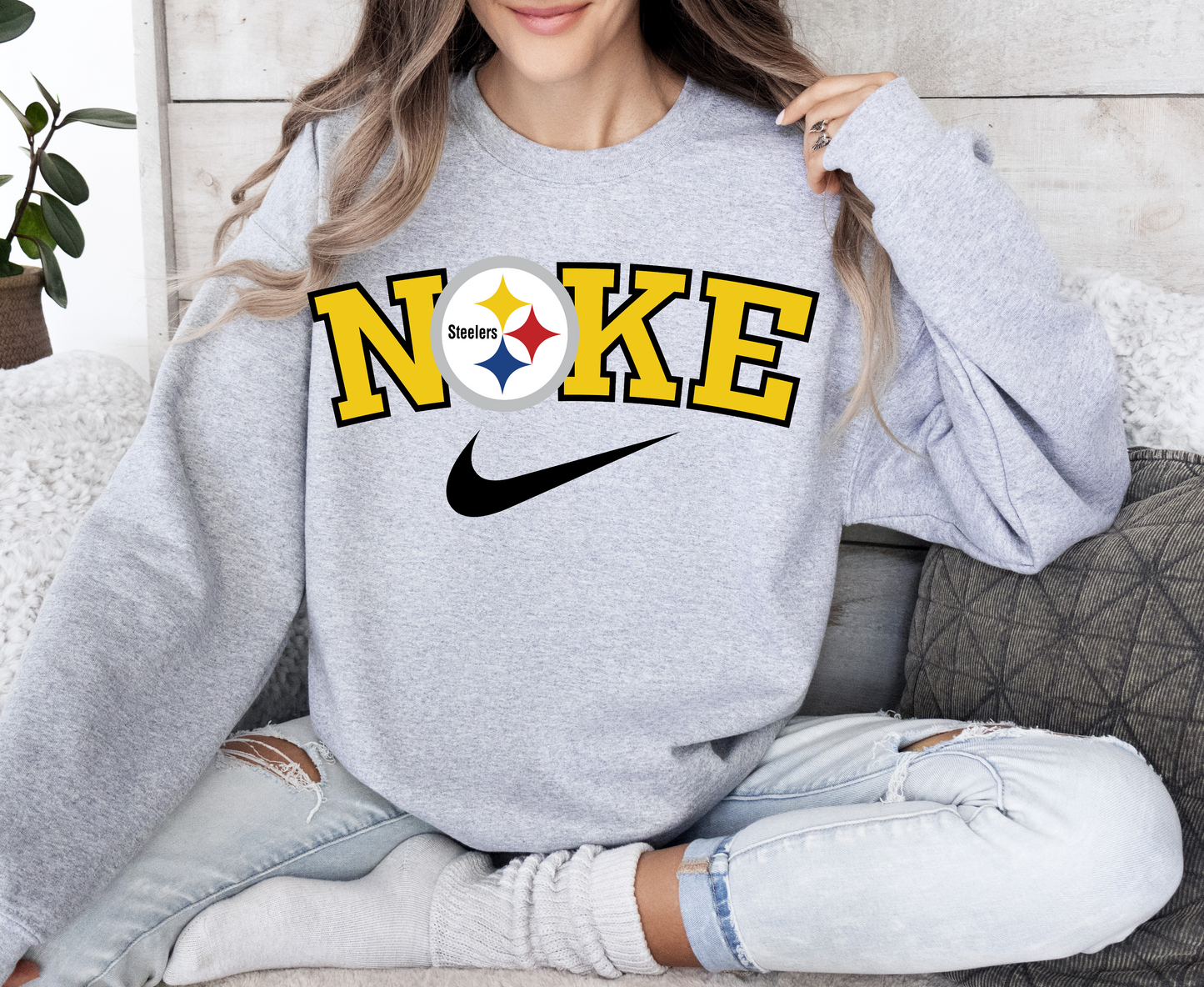 NFL Game Day Swoosh Crewneck